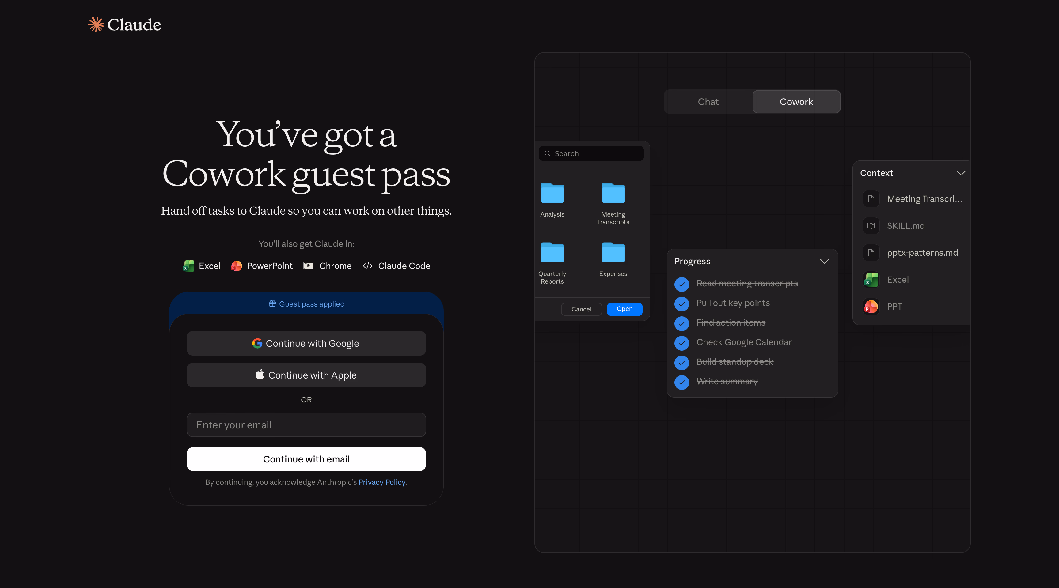 claude pro: guest invitation page